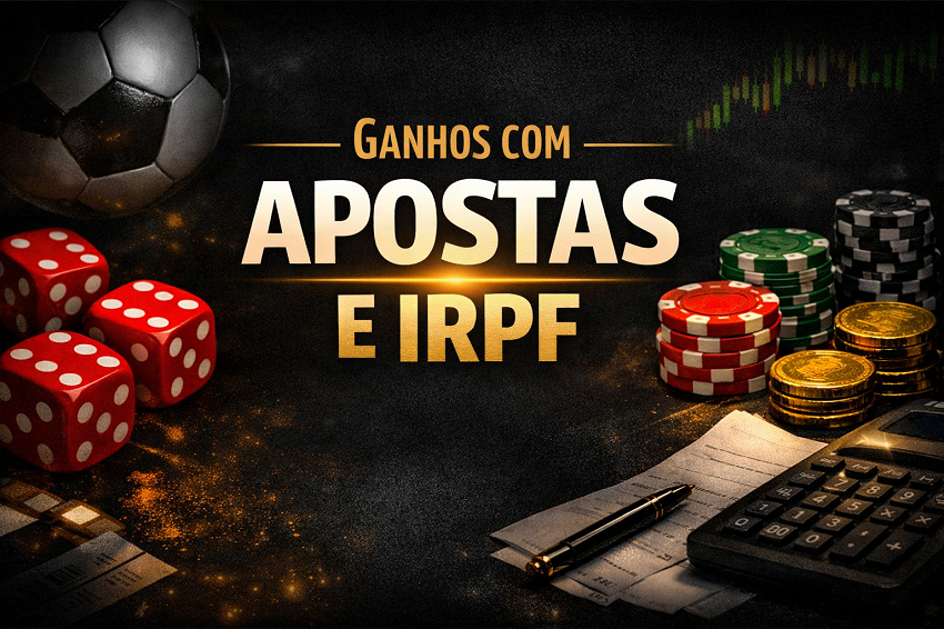 Ganhos com apostas (bets) e a declaração do Imposto de Renda